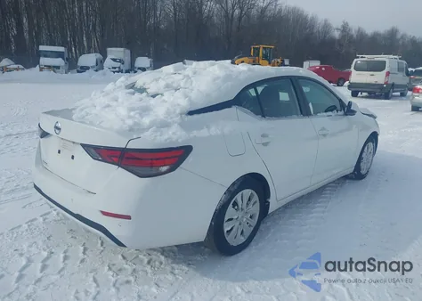 2022 Nissan Sentra S Xtronic Cvt из США, поврежденный, VIN 3N1AB8BV8NY278313